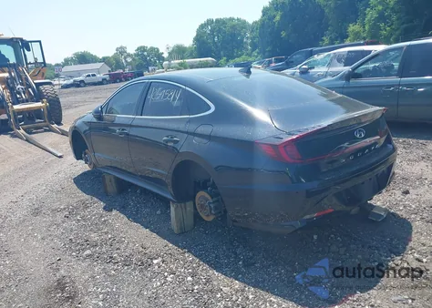 2021 Hyundai Sonata Sel Plus z USA, uszkodzony, nr VIN 5NPEJ4J20MH086235